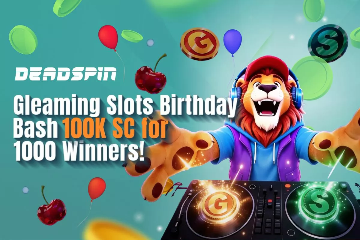 Gleaming Slots 2nd Birthday Bash: 100,000 SC Prize Pool for 1,000