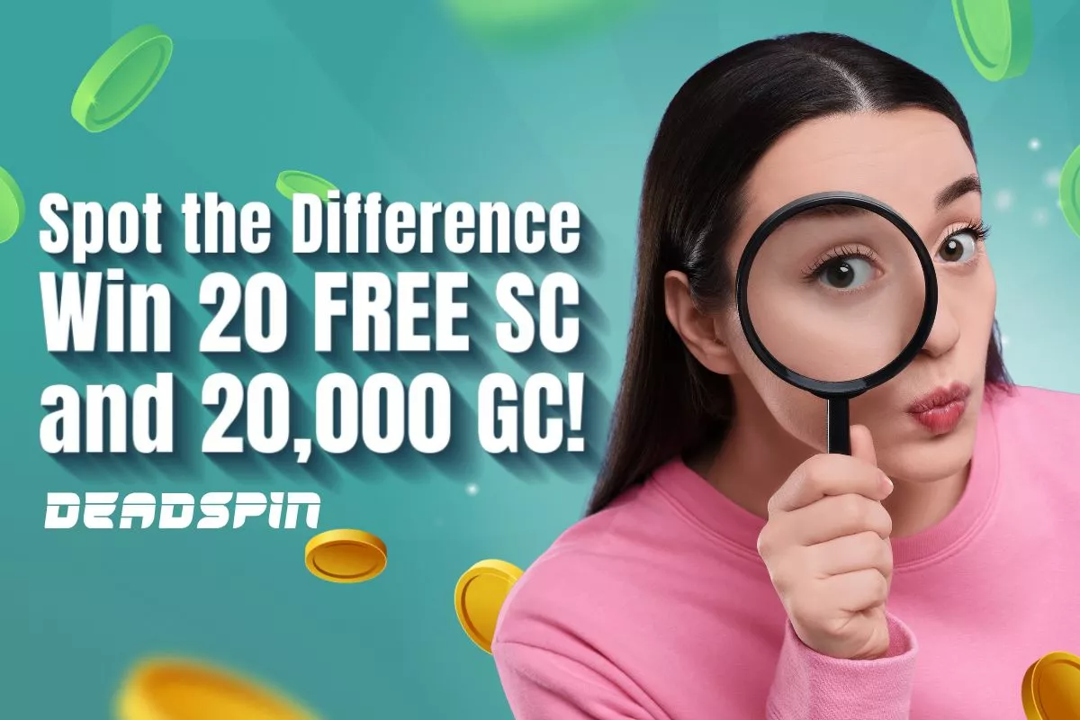 Spot the Differences for 20 Free SC + 20,000 GC