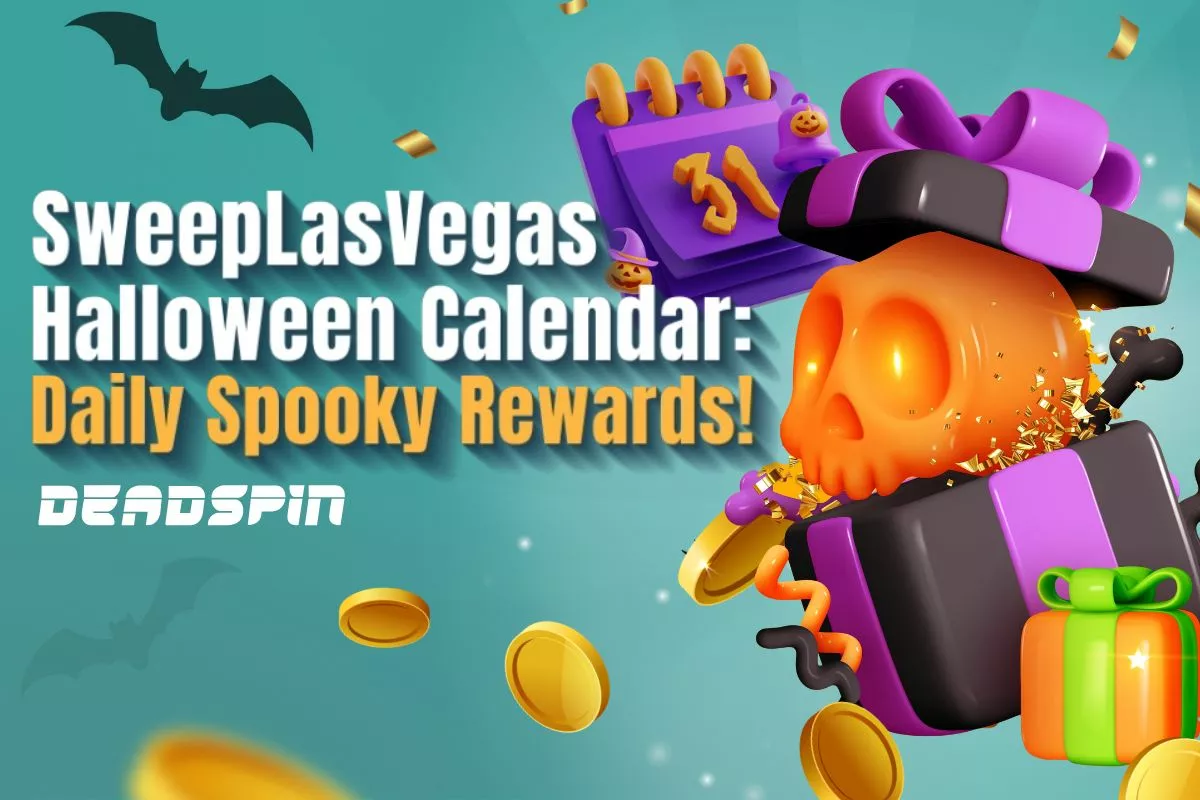 SweepLasVegas Halloween Calendar: 10,000 Vegas Gems Jackpot & 51 Winners
