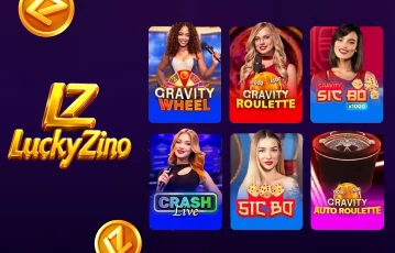LuckyZino game selection