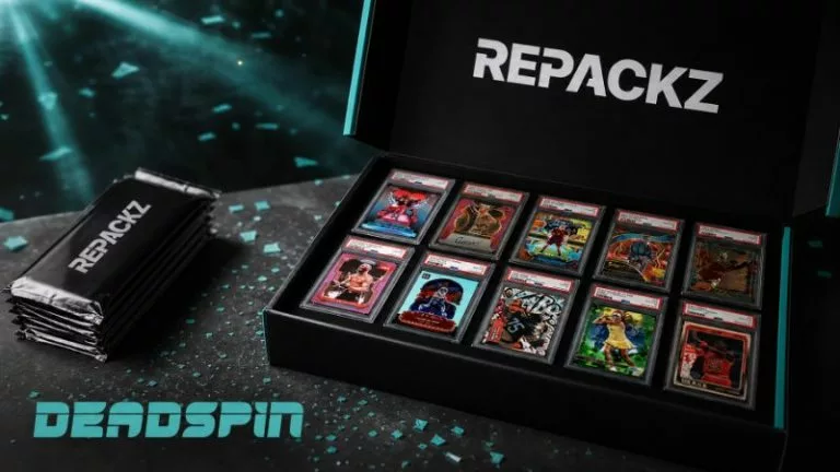 My first card pack ripping experience on Repackz
