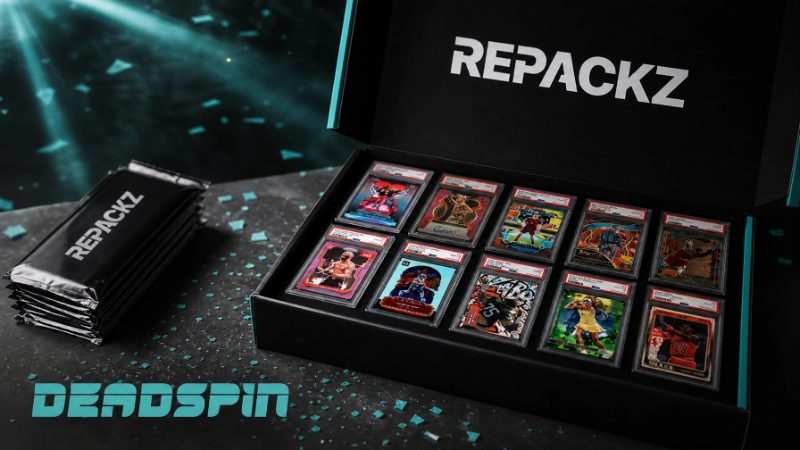 My first card pack ripping experience on Repackz