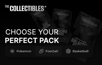The Collectibles pack selection screen with three categories