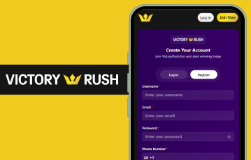Victory Rush mobile sign up