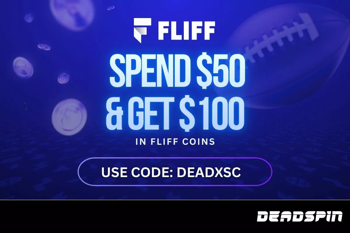 Fliff Promo Code DEADXSC: MNF Deal Week 17: Spend $50 & Get $100 in FC