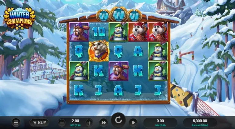 winter champions by relax gaming gameplay
