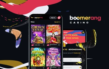 Boomerang Casino Mobile App Screenshot