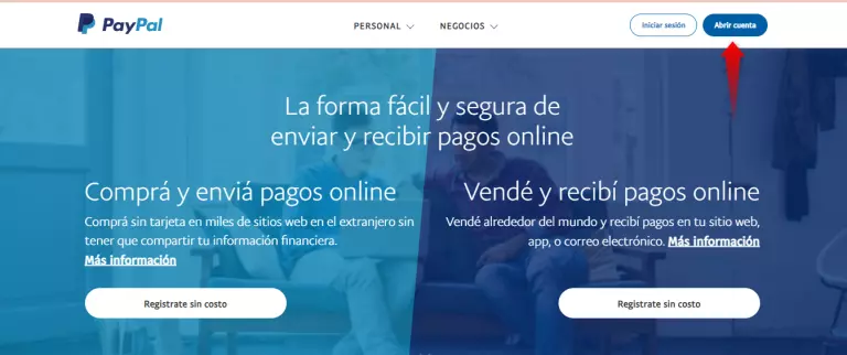 paypal registro