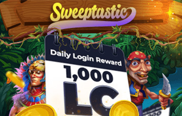 Sweeptastic daily rewards