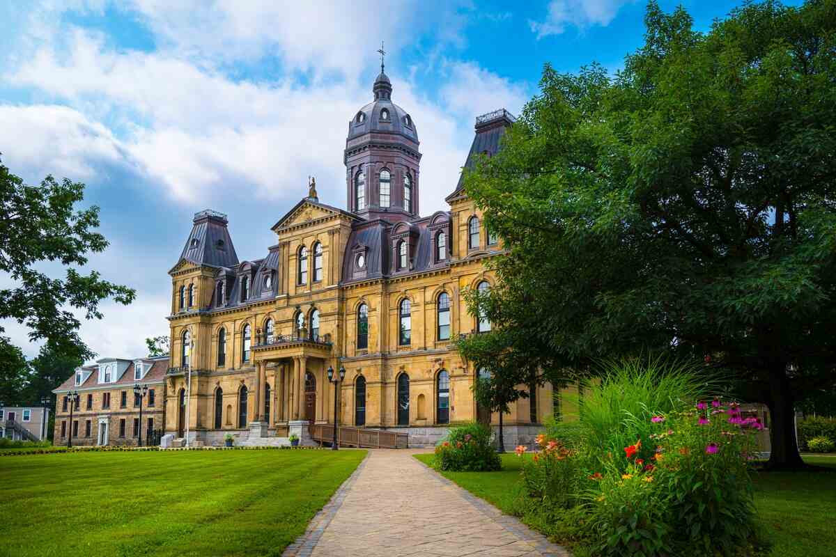New Brunswick legislative building, Fredericton, Canada